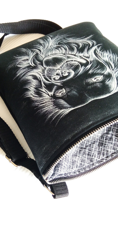 Crossbody-STŘÍBRNÝ RETRÍVR — foto 4