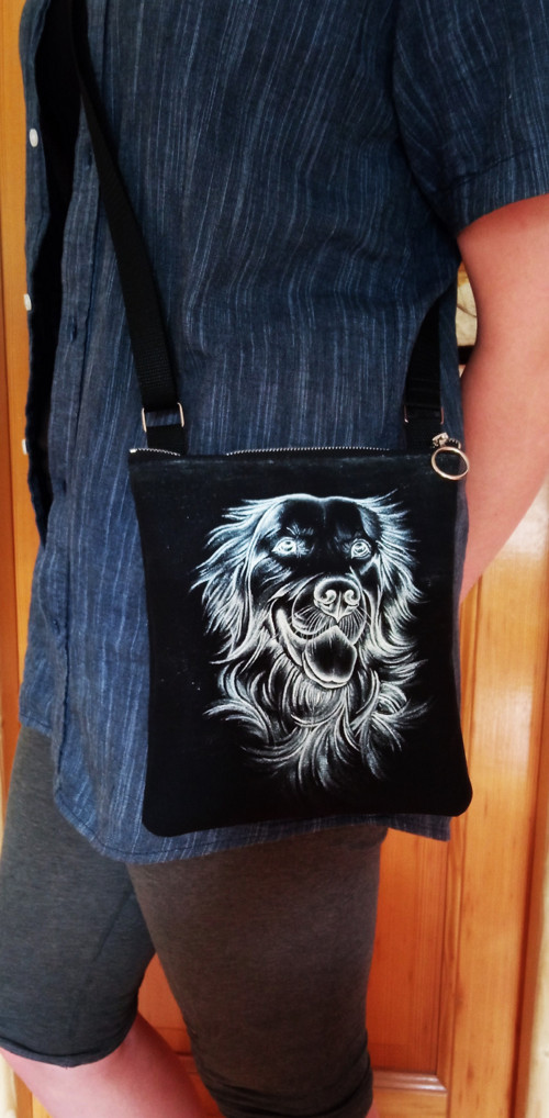 Crossbody-STŘÍBRNÝ RETRÍVR — foto 5