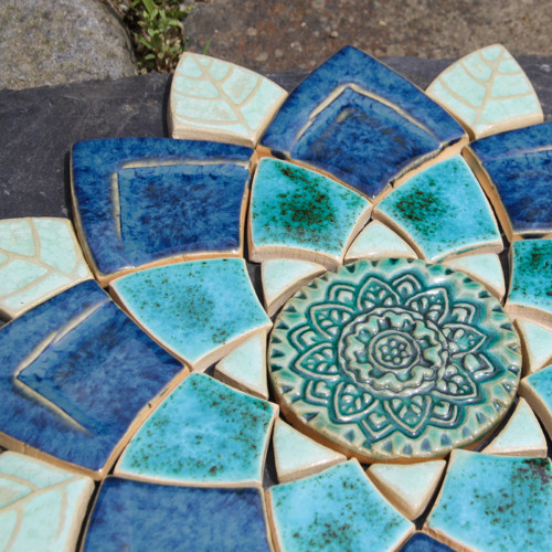 Mandala z keramických komponentů 134 — foto 2