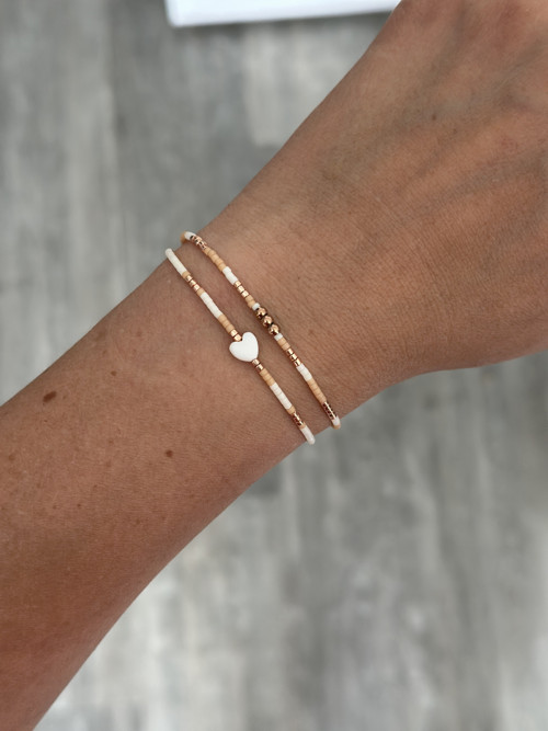 Miyuki rosa gold s perlou — foto 2