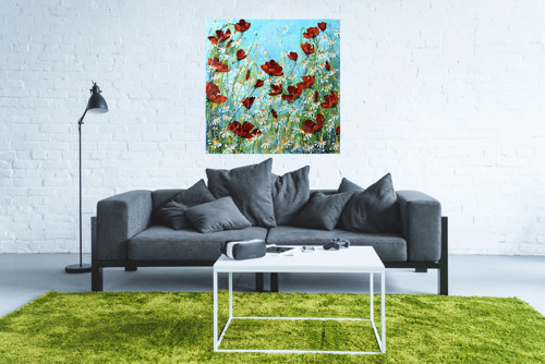 Ve větru.......60x60cm — foto 4