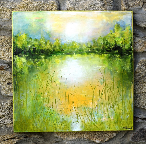 Při soumraku.....60x60cm — foto 2