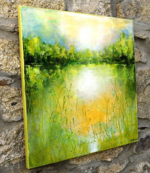 Při soumraku.....60x60cm — foto 3
