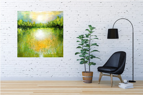 Při soumraku.....60x60cm — foto 4