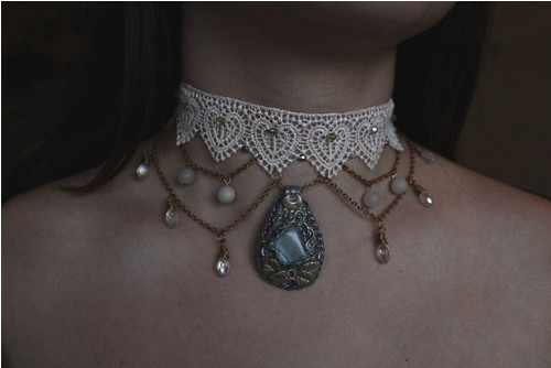 Krajkový choker Lottie — foto 4