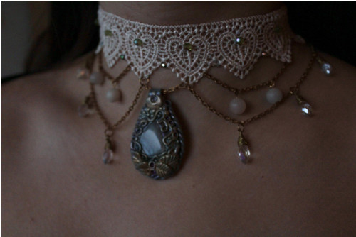 Krajkový choker Lottie — foto 5