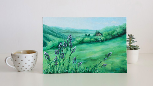 Letní procházka | 30 × 20 cm — foto 2