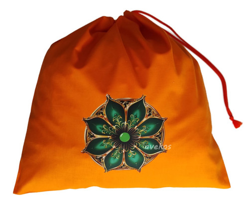 Pytlík 36 x 40 cm - Mandala modrá — foto 4