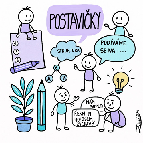 Jak jednoduše kreslit postavičky cvičebnice — foto 5