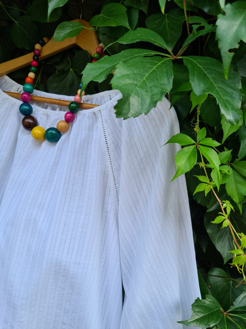 Léto v bílé, halenka XL — foto 2