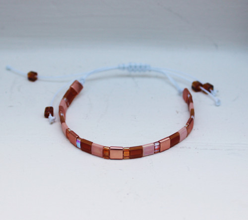 Náramek Miyuki- Apricot — foto 3