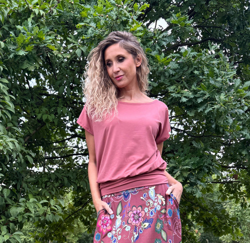 Volný top s pasem marsal — foto 3
