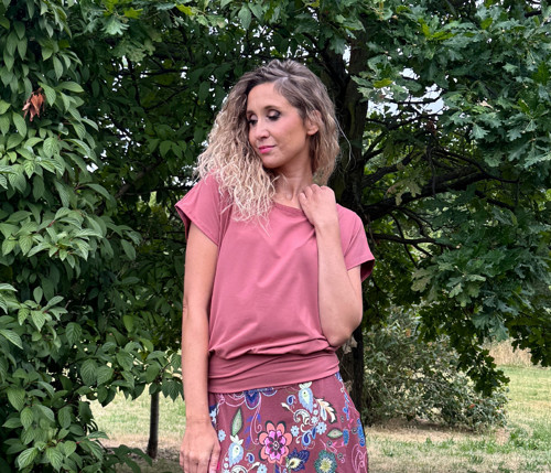 Volný top s pasem marsal — foto 5