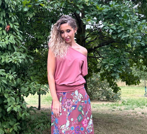 Volný top s pasem marsal — foto 6