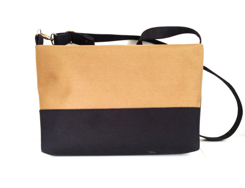 Hnědo-černá kabelka/crossbody — foto 6