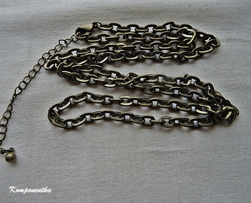 Kovový řetízek 4mm 60cm1kus — foto 2