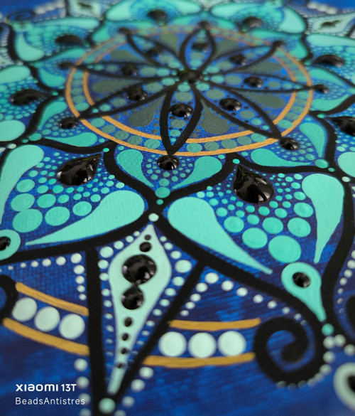 Nástěnná dekorace mandala (20x20cm) — foto 5