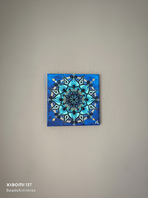 Nástěnná dekorace mandala (20x20cm) — foto 2