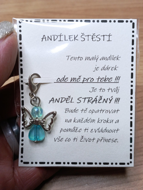 663 - Anděl strážný (sv. modrý) — foto 2