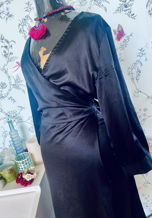 Zavinovací black dress — foto 4
