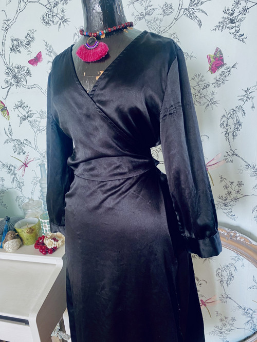 Zavinovací black dress — foto 2