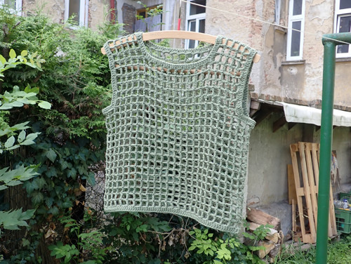 Zelený bavlněný top — foto 4