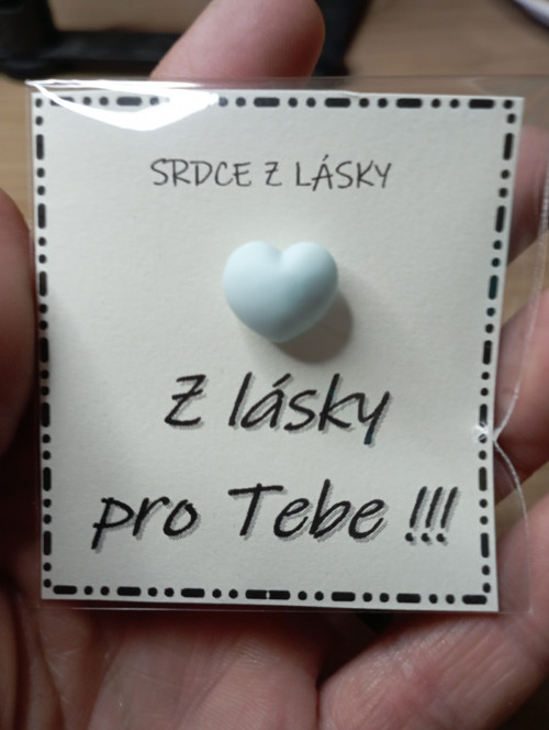 675 - Srdce z lásky - pro tebe (modré) — foto 2