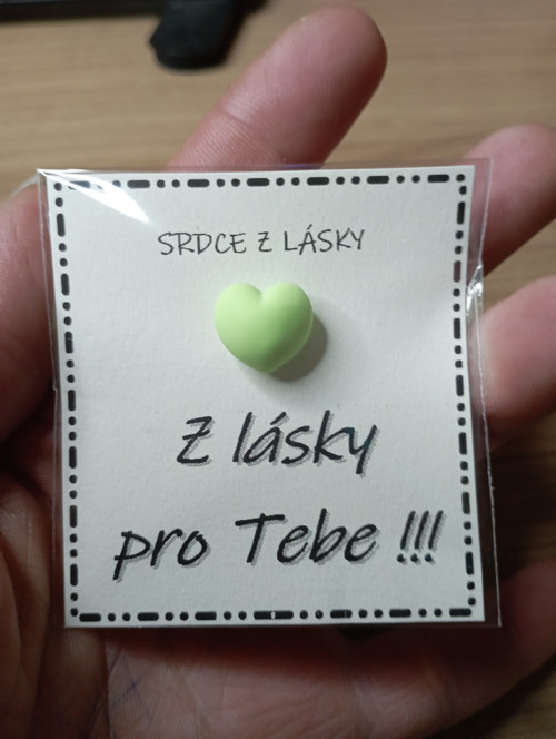 680 - Srdce z lásky - pro tebe (zelené) — foto 2