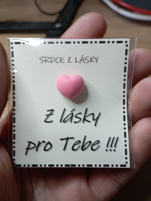 681 - Srdce z lásky - pro tebe (červené) — foto 2