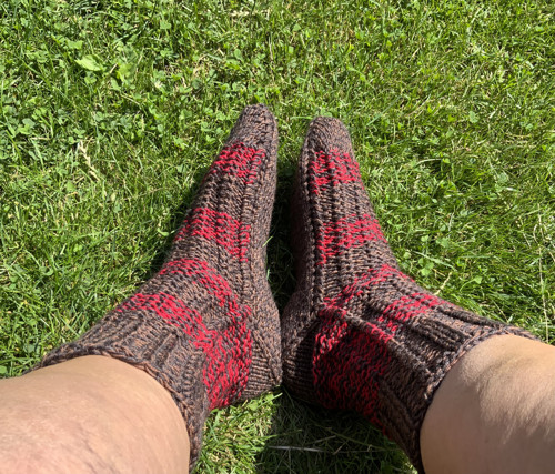 Vlněné pletené ponožky — foto 2
