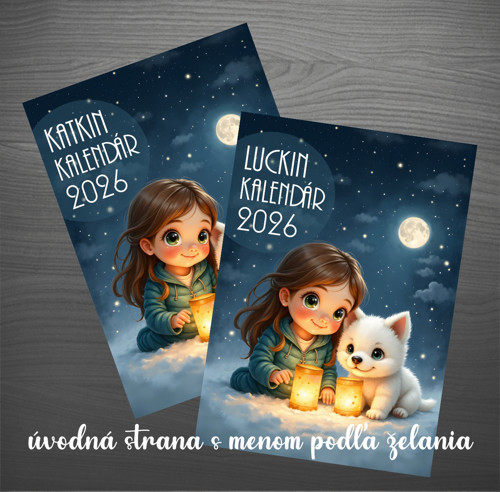 Kalendár pre dievčatko- v češtine — foto 4