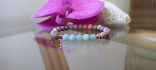 Imperial jasper purple s amazonitem — foto 3