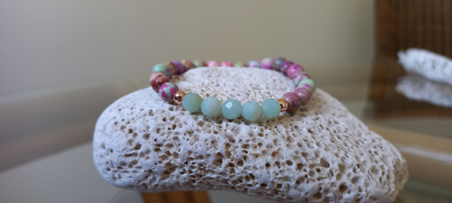 Imperial jasper purple s amazonitem — foto 4