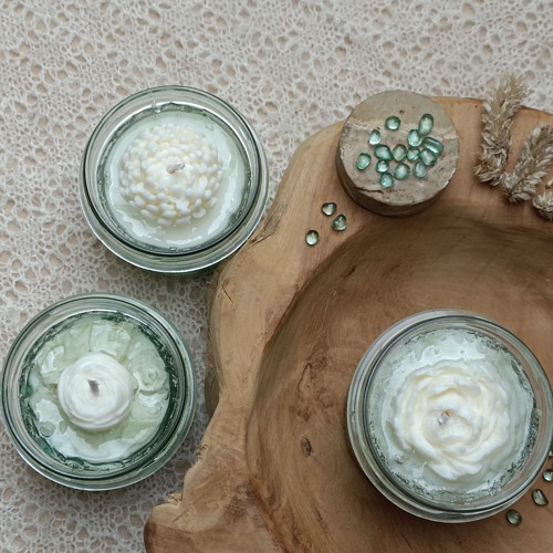Sójová svíčka - Touche florale — foto 4