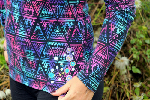 Triko RECY handmade vel. S/M malované — foto 2