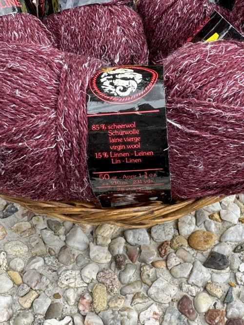 Příze vlna/ len 226g — foto 2