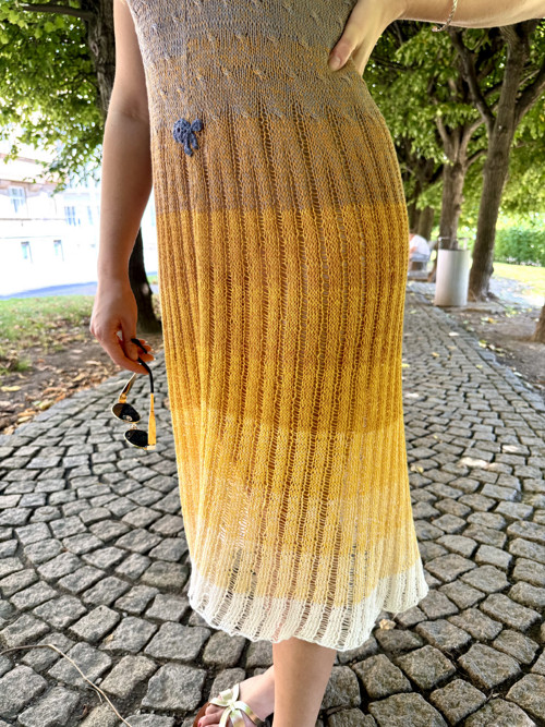 Ručně pletené šaty — foto 4