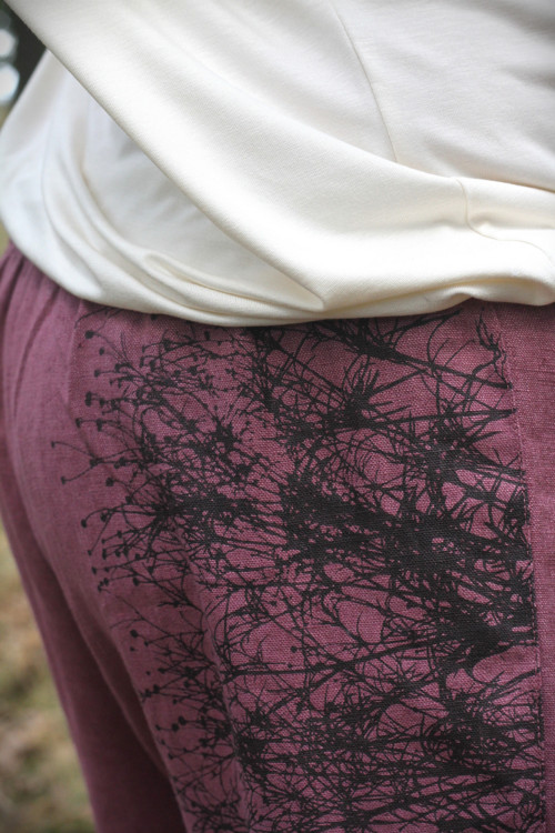 Lněné kalhoty ............ M - XL — foto 6