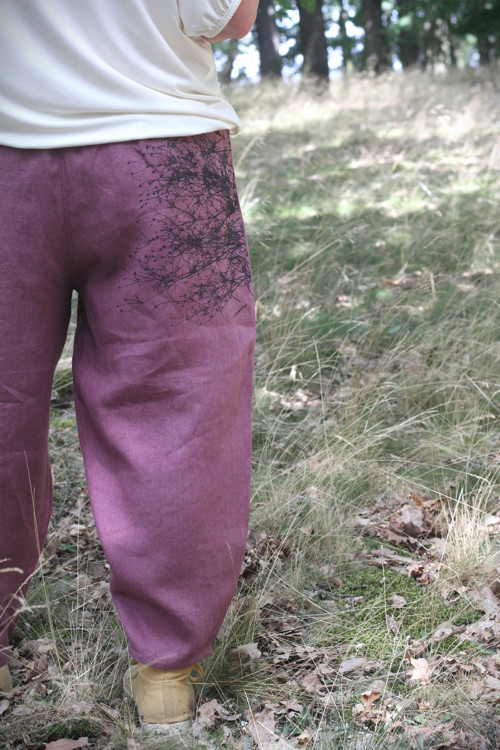 Lněné kalhoty ............ M - XL — foto 4