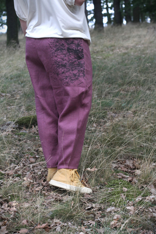 Lněné kalhoty ............ M - XL — foto 3