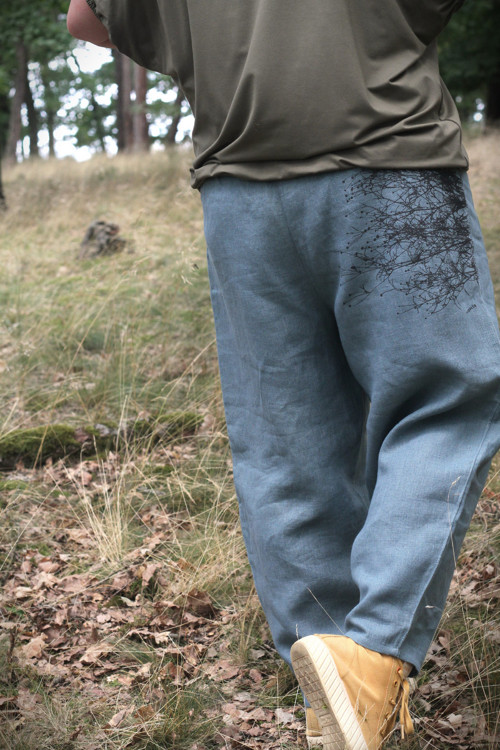 Lněné kalhoty ............ M - XL — foto 5