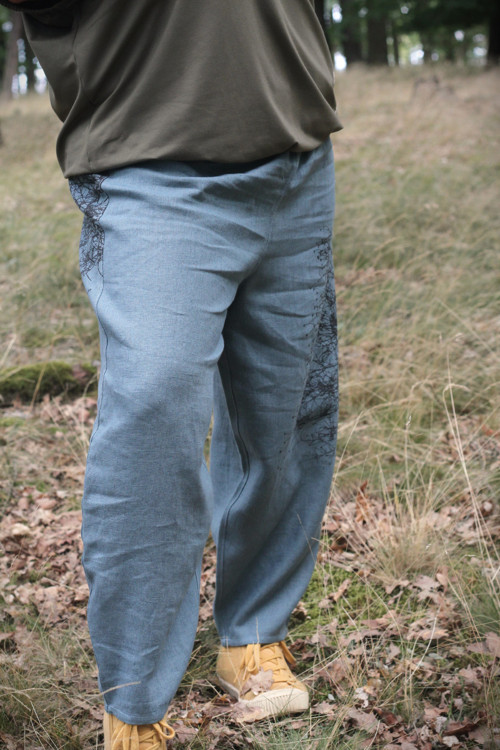 Lněné kalhoty ............ M - XL — foto 6