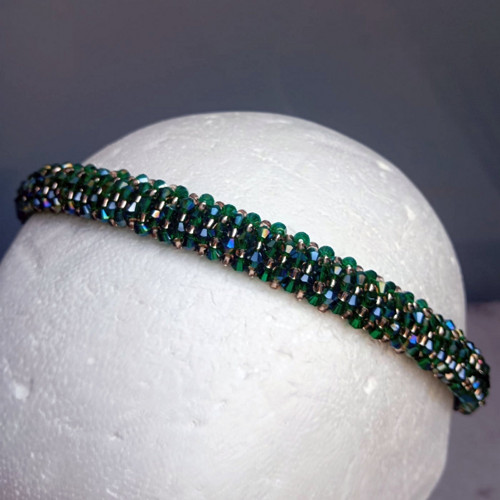 Emerald Crystal mix ... čelenka — foto 5
