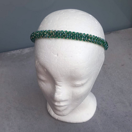 Emerald Crystal mix ... čelenka — foto 4