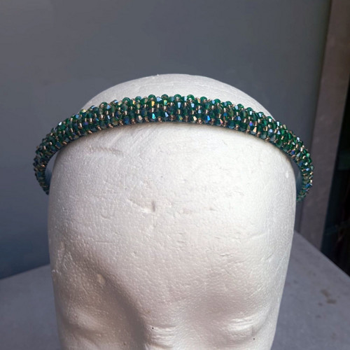 Emerald Crystal mix ... čelenka — foto 3
