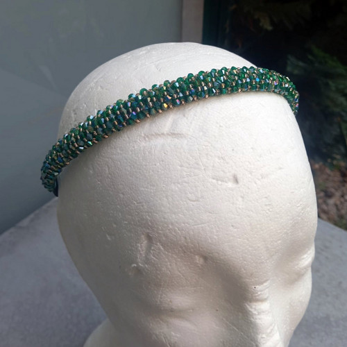 Emerald Crystal mix ... čelenka — foto 2