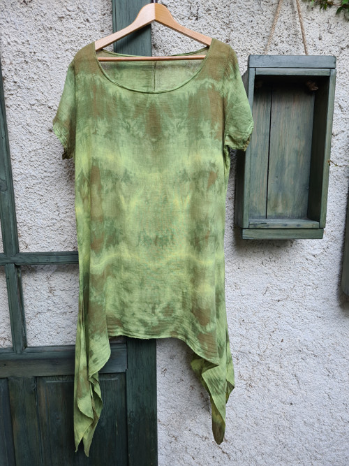 Šaty k vrstvení, batika, XL — foto 4