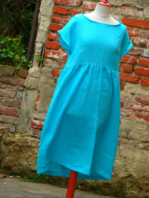 Šaty vintage aqua M — foto 2