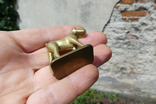 Pejsek...mosazná miniatura — foto 4