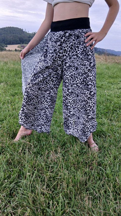 Leopard - zavinovací kalhoty — foto 5